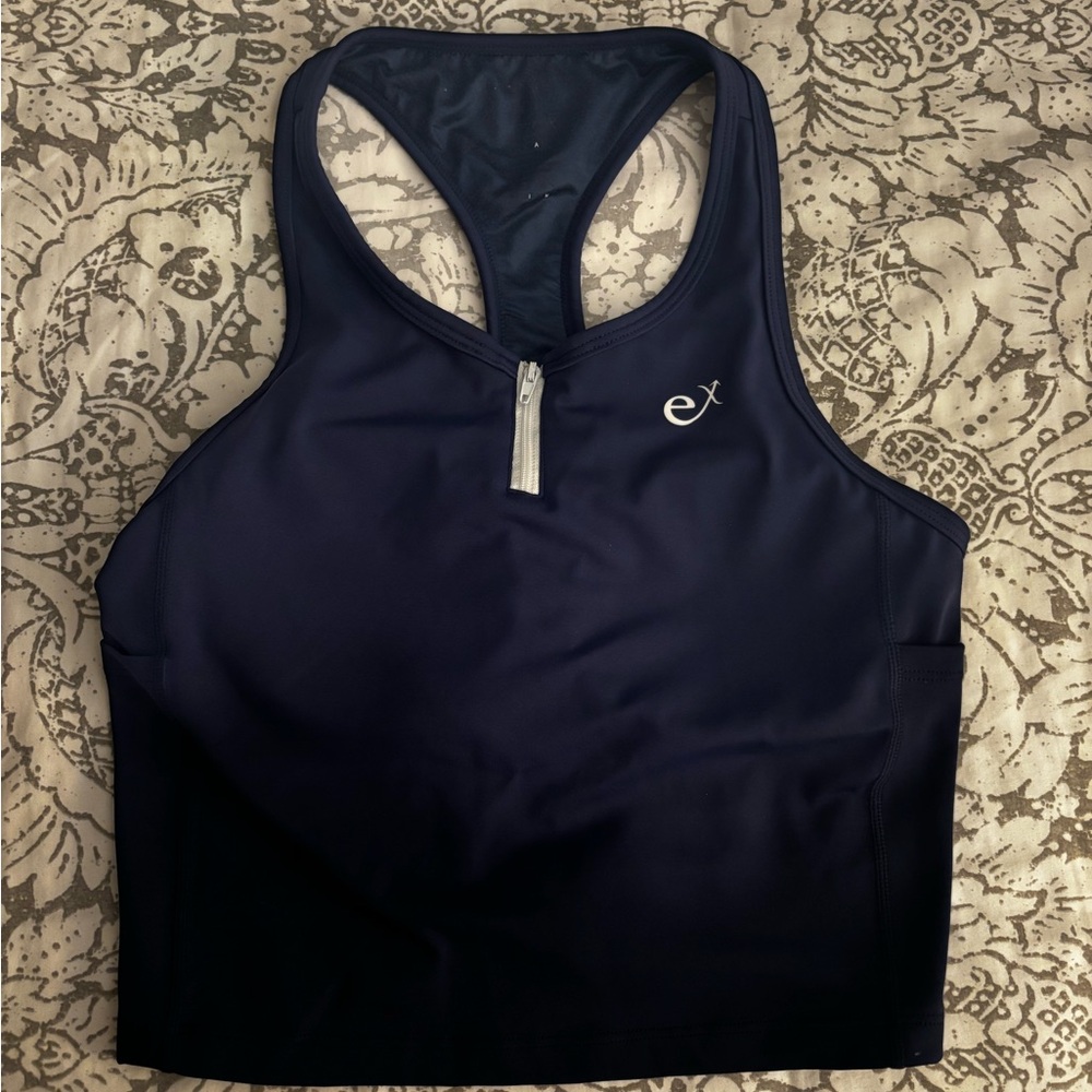 Expntl Athletics medium navy race crop